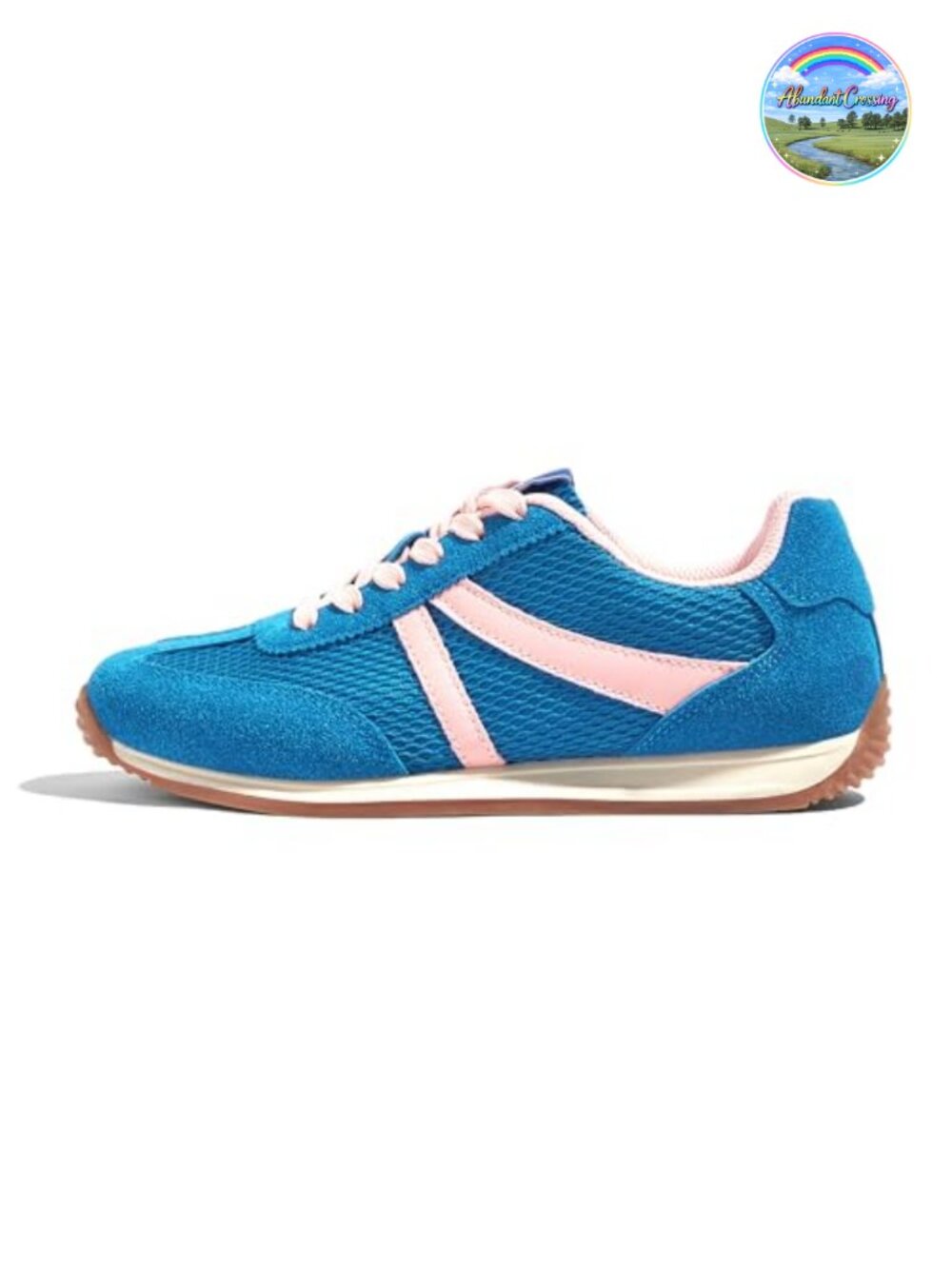 Retro Fashion Sneakers Leather Upper Non-Slip Casual Walking Shoes